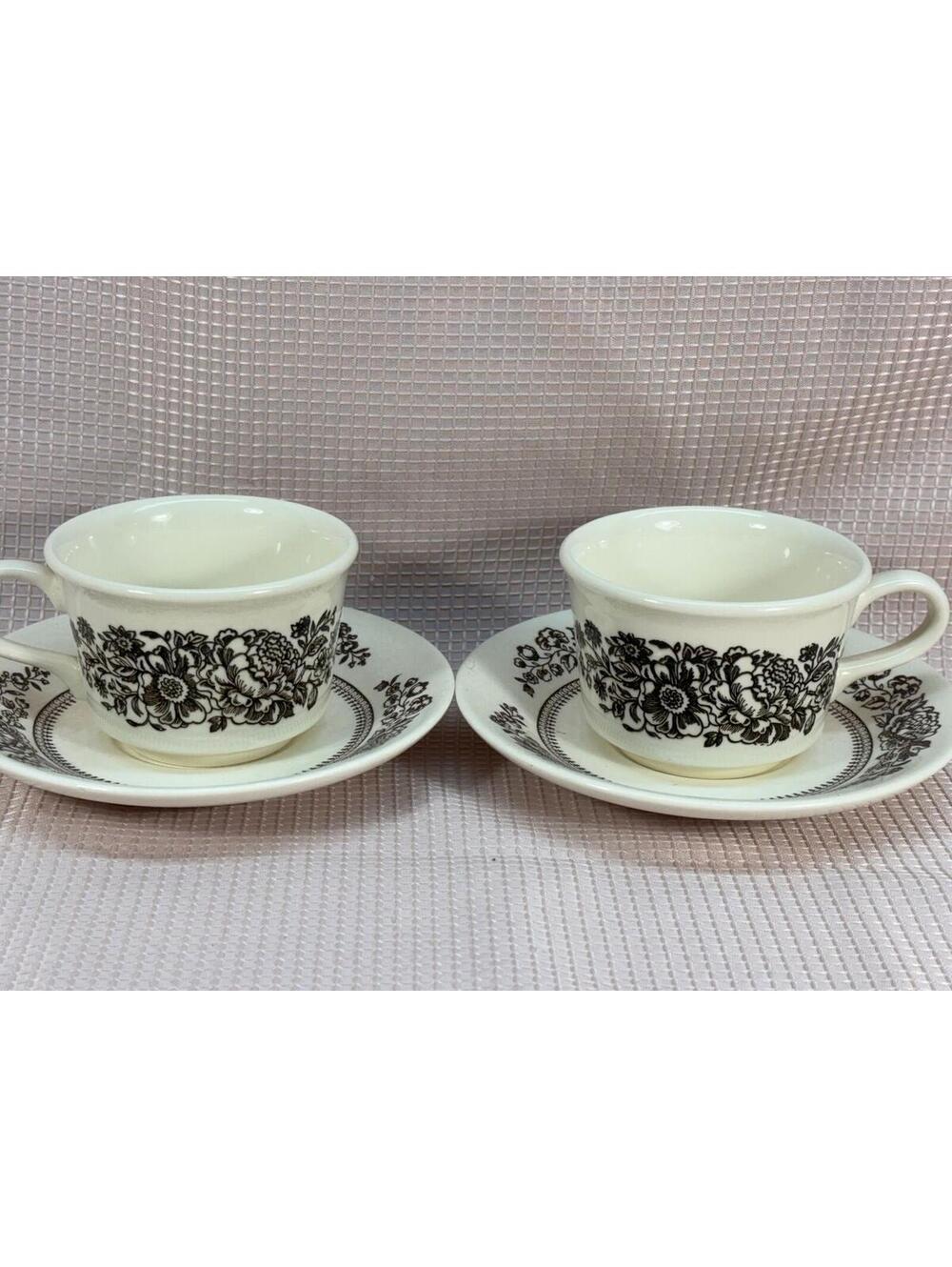 177 - set of 2!! vintage cup & saucer Sussex by Royal China made in the USA